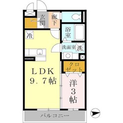 サウスメゾン秋桜の物件間取画像